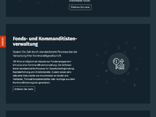 Informationstext zum Einsatz der Software zur Fonds- und Kommanditistenverwaltung.